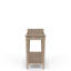 22 In. Package Width Table In Sand Finish With Drawers 64.25 Long Storage Options