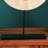 India. Curated. Exquisite Baywood Handcrafted Bone Inlay Circular Décor Accent with Black Mounting