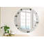 Huldar Glass Flat Wall Mirror