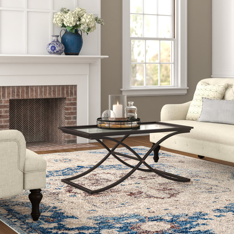 Rio Glass Top Coffee Table