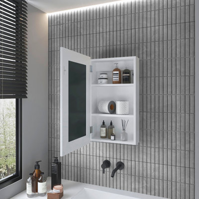 Pharmacie Sanford, salle de bain, blanc