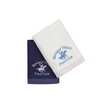 Ensemble de 2 serviettes de bain 100% coton