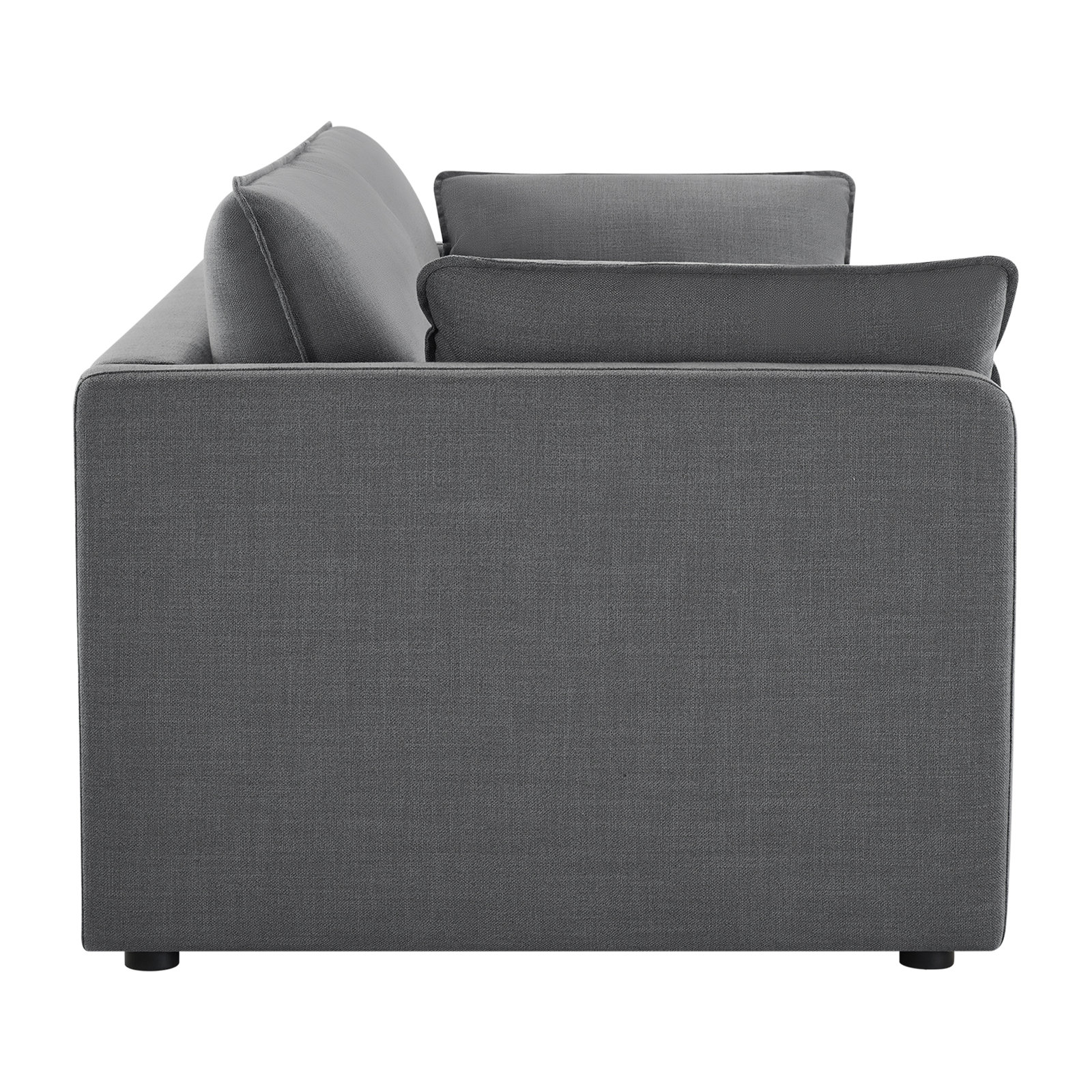 Martelle 83" Upholstered Sofa, Effie Smoke