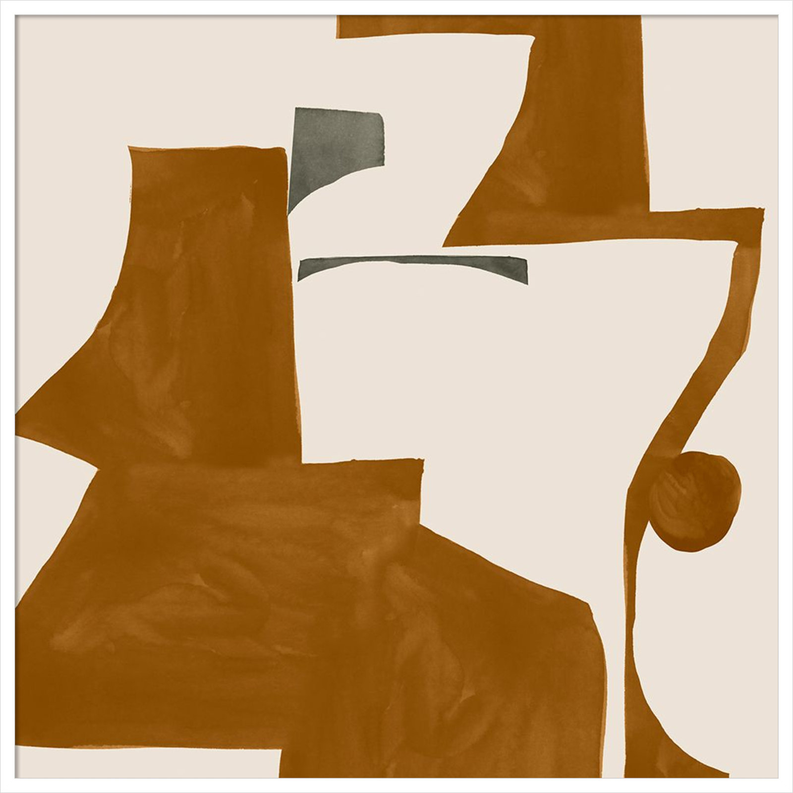 Forecast by Sozi, White, 41" H x 41" W x 1" D