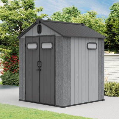 Remise de rangement extérieure en plastique