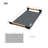 Aluminum Outdoor Tray With FSC Teak Handle – Weather-Resistant, Non-Assembly