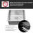 18"X23"X10" Undermount Sink - Stainless Steel With Sound Proofing And Installation Instruction 23 Inch 10 Depth