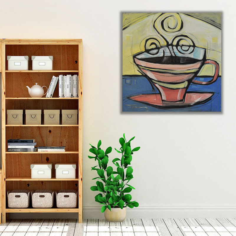 «Coffee Cup 4», reproduction d'art sur toile, H 30 po x l 30 po