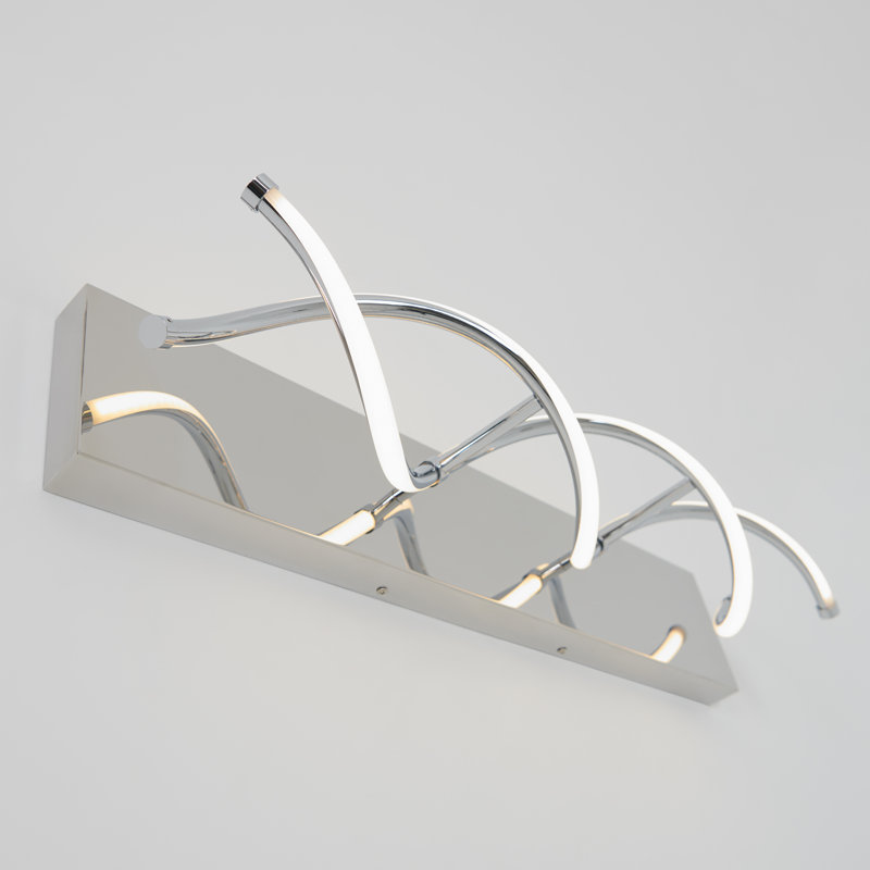 Lesslie Dimmable LED Vanity Light, Chrome