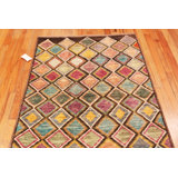 Nazmiyal Collection Contemporary Bold Diamonds Design Rug 4ft 1in X 5ft 10in