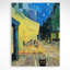 Ridgeley Café Terrace At Night With Black Cat by Vincent Van Gogh - Wrapped Canvas Print-294621859