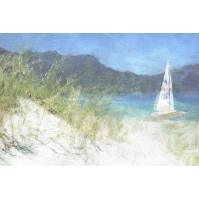 Yacht Waiting - Wrapped Canvas Painting