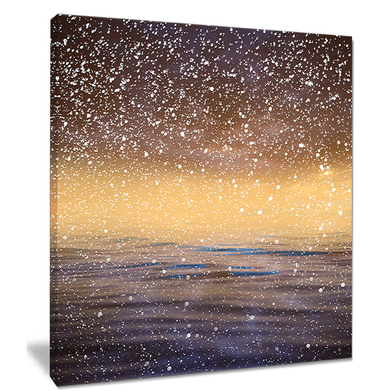 «Brown Sky Reflection in Lake», impression sur toile tendue, H 40 po x l 30 po x P 1 po