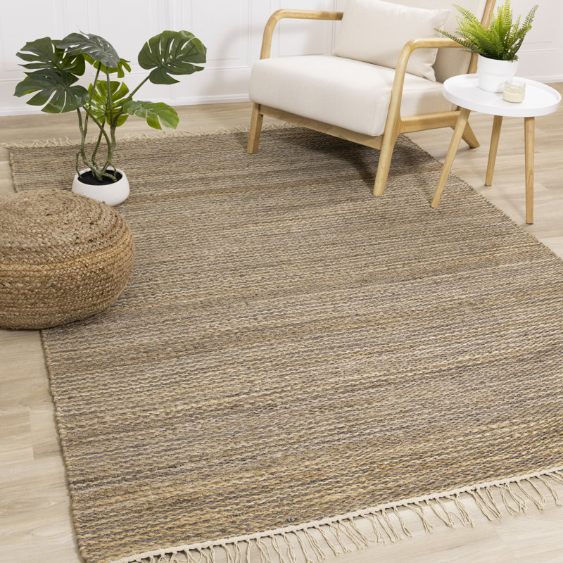 Tapis intérieur ton sur ton / brun uni taupe 8 pi x 11 pi (7 pi 10 po x 10 pi 6 po) Branch Branch