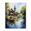 Horloge murale moderne Angleterre paysage pacifique I - Cityscapes-99631693