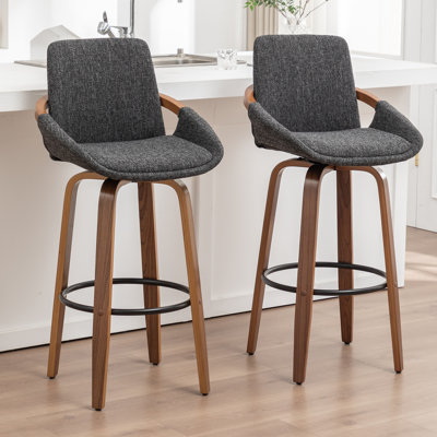 Swivel Upholstered Counter Stool