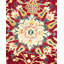 Tapis rouge traditionnel noué à la main de conception unique 8 pi 3 po x 10 pi 10 po Keenan