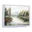 Scandinavian Lake Tranquility sur impression sur toile-1965470243-1965470263