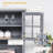 Space-saving Grey Mdf Pantry Cabinets, Modern Farmhouse Style