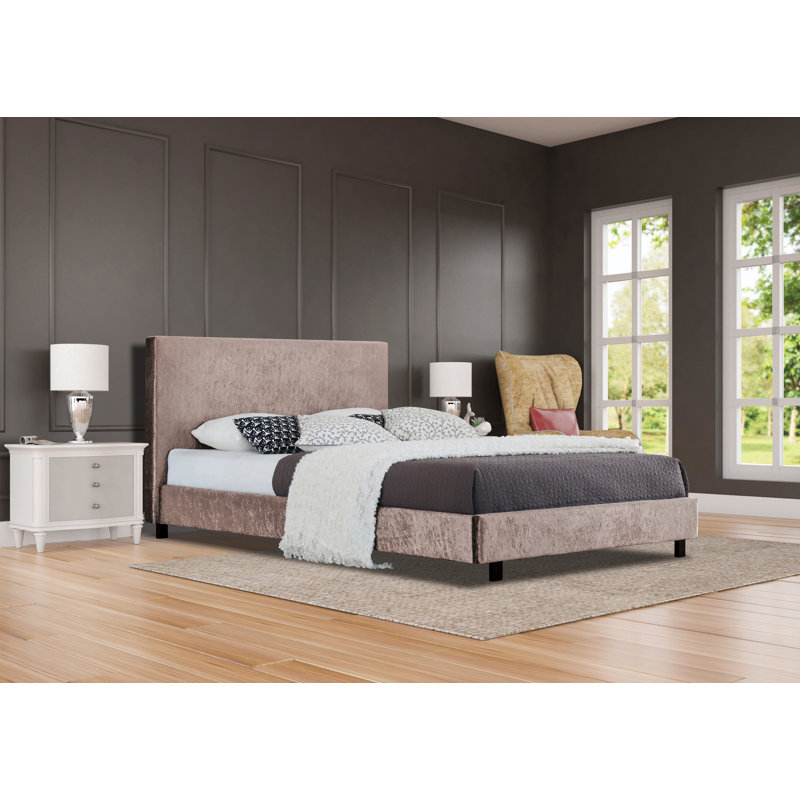 Doe Upholstered Bed, Truffle, Kingsize (5')