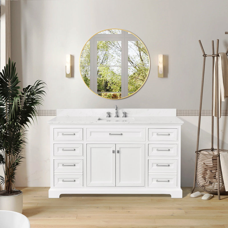 60" Bathroom Vanity Base Only