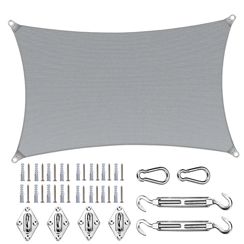 Voile d'ombrage royal Royal, 216 po x 192 po, Gris