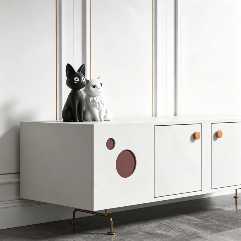 Meuble télé simple, léger, créatif et luxueux