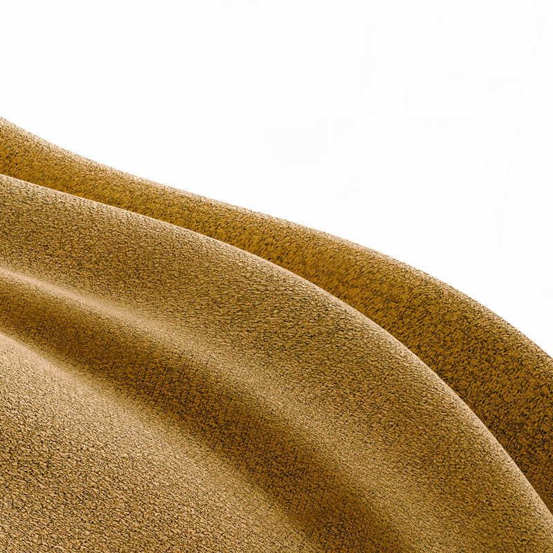 Upholstered Swivel Barrel Chair, Orange