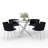 Raykwan 4 - Person Three Leg Dining Set-1123059532-1094724226-1098877509