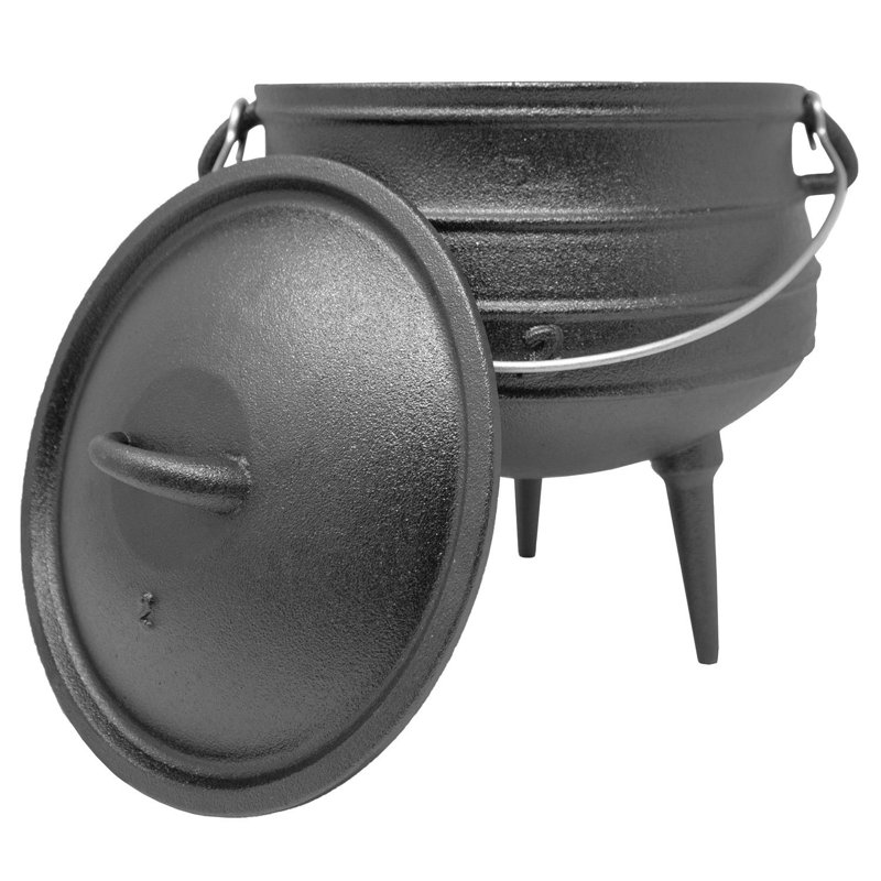 Klarstein Beefalo Cast Iron Round Casserole Dish, 6
