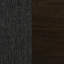 Of 2 Dark Walnut Dining Chairs With Grey Fabric Upholstery - Elegant Choice Upholstered Details Chic