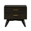 Table de chevet 2 tiroirs Mid-Century