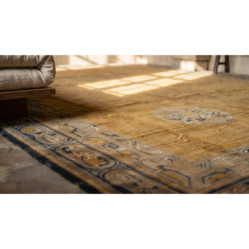 Antique Oversized Savonnerie Austrian Knotted Rug