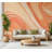 Abstract Wallpaper Wall Mural - Modern Peach Lines-2063513312