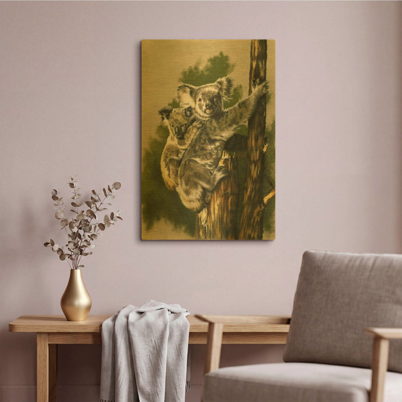 «Brown-Eyed Beauties» par Barbara Keith, art mural en métal doré, 16 po x 24 po, 16"x24"