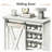 Fold-Down Entry Shoe Cabinet With Hidden Compartments And Built-In Storage Bench, Perfect For Compact Spaces