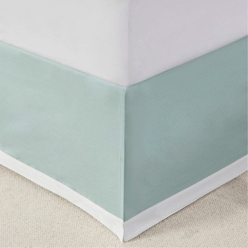 Ensemble d'édredon surdimensionné en jacquard de coton turquoise grand, Queen Comforter + 3 Additional Pieces