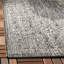 Tapis brun et brun clair pour l'intérieur et l'extérieur à motif floral Arneshia-1621246418