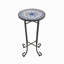 Table d'appoint de patio avec tablette