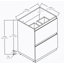 Meuble-lavabo 24 po sans lavabo supérieur-113463785