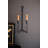  Hook-Style Forged-Iron Wall Sconce – 21"H Double Taper Candle Holder, Set Of 2