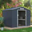 9 ft. W x 6 ft. D Apex Metal Shed