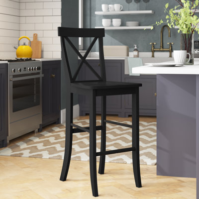Tabouret de bar en bois massif Guzik