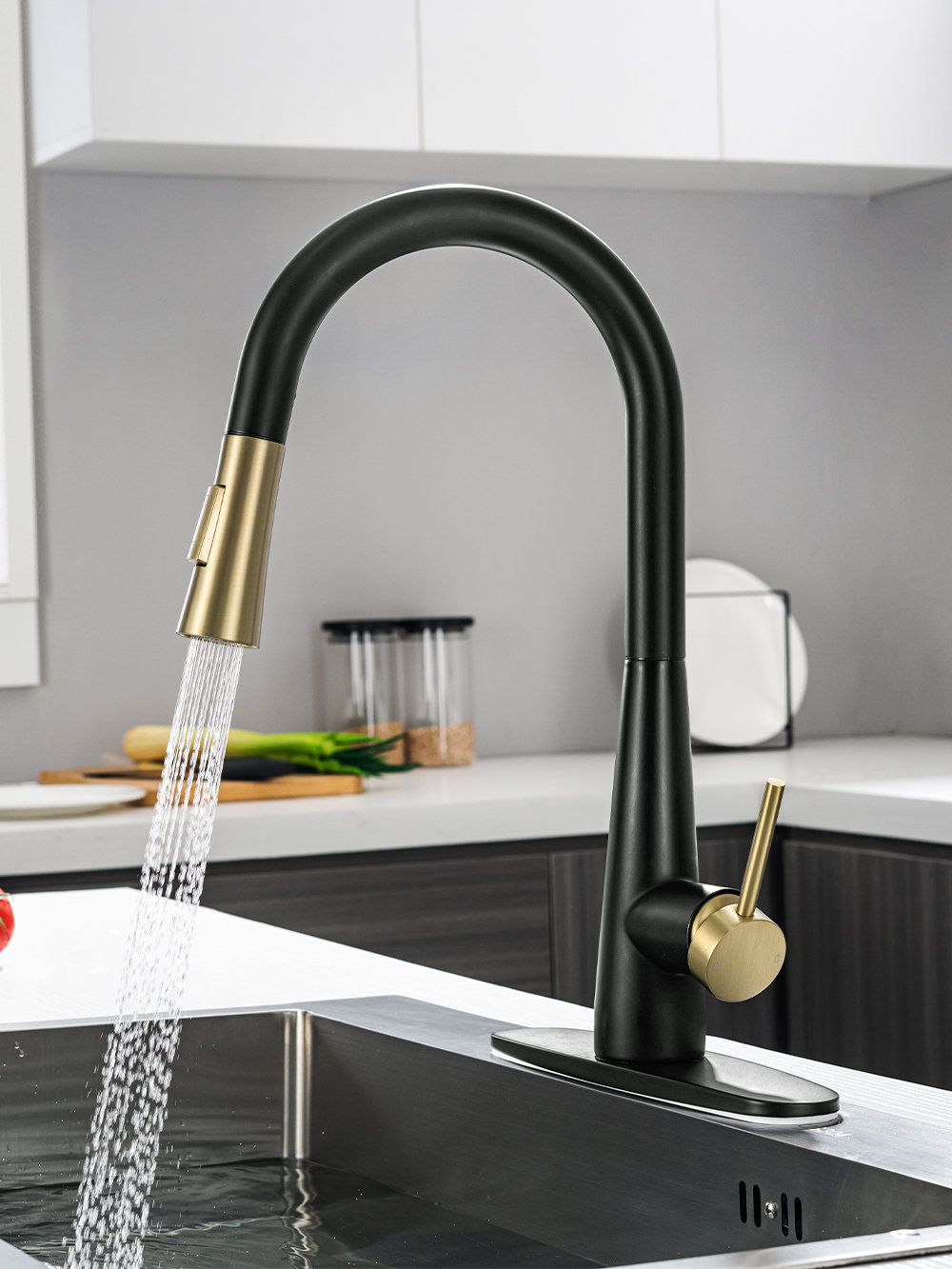 Balight Pull Down Touch Kitchen Faucet - Wayfair Canada