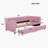 Upholstered Daybed with Ergonomic Design Backrest and 2 Drawers-496690926