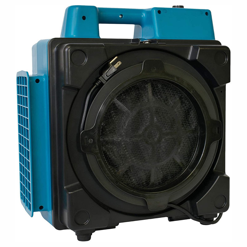 XPOWER X-2580 Professional 4 Stage HEPA Mini Air Scrubber W/ Carbon Filter, Blue