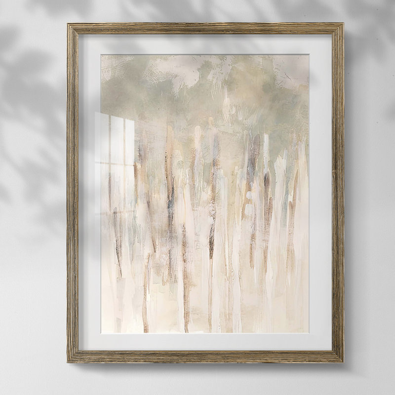 «Selective Arrangement IV», reproduction encadrée, Blanc, Papier avec cadre noyer