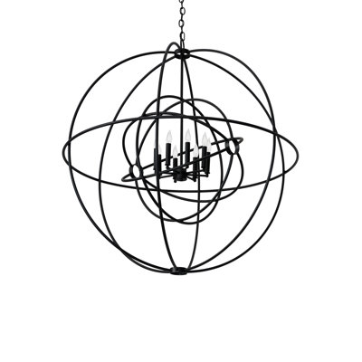 Shamonte 8 - Light Dimmable Globe Chandelier