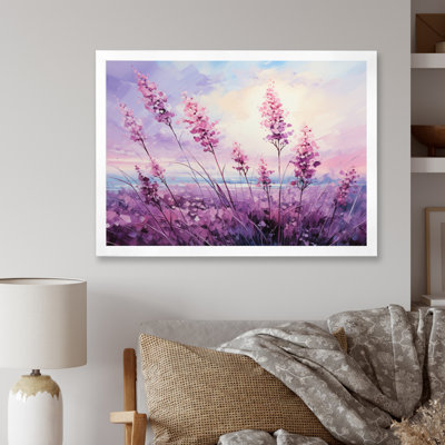 " Lilacs Field Pointillism Dot I "