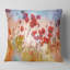Jolies fleurs de coquelicot au soleil - coussin à imprimé floral-30721124-30721128
